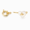 shell maded heart shape Clasps for pearl Bracelet / Necklace in925 sterling silver
