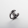Personality Design Ring mounting in 925 sterling silver for pearl